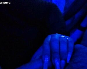 18-19-year-old amateur gives a blowjob to a big cock