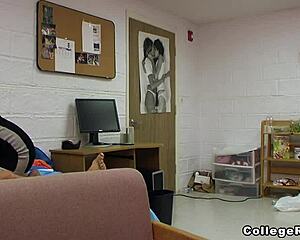 Blonde teen with big tits gets naughty amateur