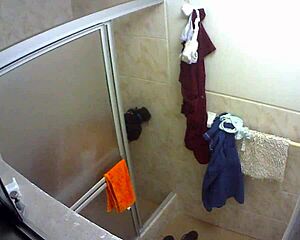 Peruvian domestic employee bathes in amateur video