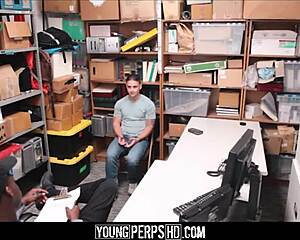 hot jock fucks black officer?