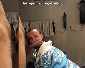 adrian performing oral in gay video