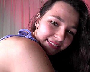 This babe sucks cock and rides her boyfriend's hard dick in POV.