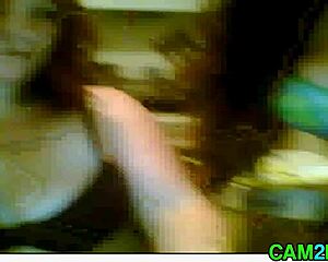 Amateur Lesbian Webcam Show Features Intense Kissing and Touching