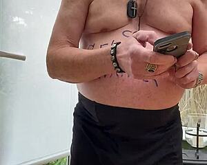 Wearing Stockings With Suspenders While Wanking