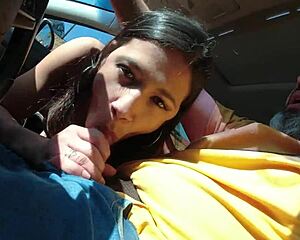 Lalla Potira gives THAT BLOWJOB after a street ride