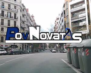 New Latina Lina Jones Blows Outdoor!