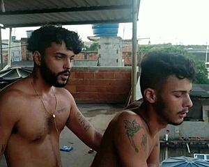 Neighbor And I Risky Bareback On Roof