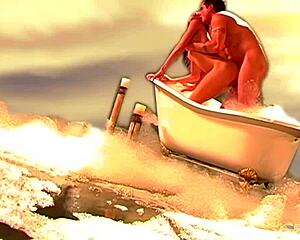 i bent over and used my anal toys until he arrived