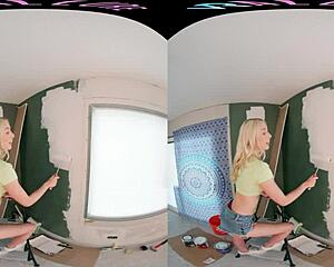 VRAllure presents a petite beauty getting handsy. Her shaved charm captivates in POV style.