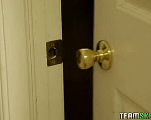 Ike Stuffs Cock Deep in Tight Teen Anal for Intense Ride