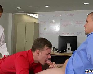 White straight men explore gay interests when things get boring in porn.