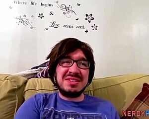 i got tricked into suckin this cock for the first time, amateur brit style