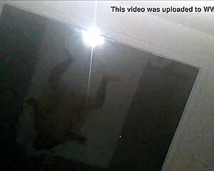 Slim unfaithful woman moans passionately in hotel.