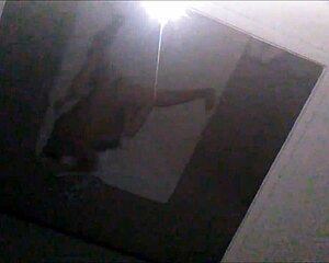 Slim unfaithful woman moans passionately in hotel.