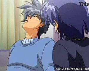 Horny Hentai Babe Rides Monster Cock