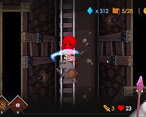 Hgame-Escape Dungeon-莎莉絲．地牢脫出-6~被哥布林逮捕，被固定在木板上中出