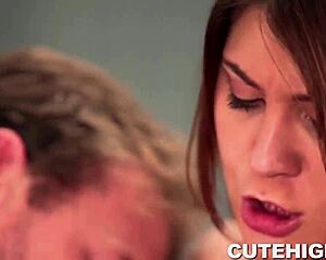 Big Tits Jojo Kisses, Sucks Cock, Gets Dicked!