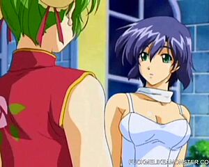 Horny Hentai Babe Rides Monster Cock