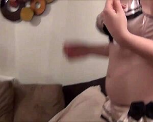 A cocky little nerd gets a very rough blowjob from Mona Summers