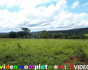 crossdressing tattooed woman fucks stranger in public outdoor cock scene