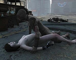 Hey, wanna see Tifa from Fallout 4 get spanked hard in anime style?
