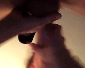 An amateur couple dives into a deep, sloppy blowjob session together.