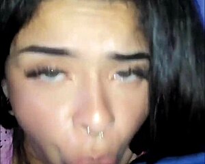 Latina Teen Gives Best Blowjob