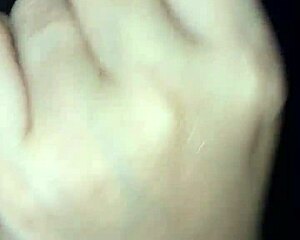 wife enjoying some treats in a greedy way