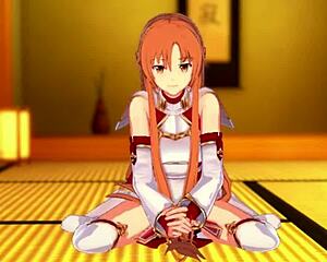 Asuna JOI Guides Jerk Off Instructions with Pussy Play. Her Cum Countdown Drives You Wild.