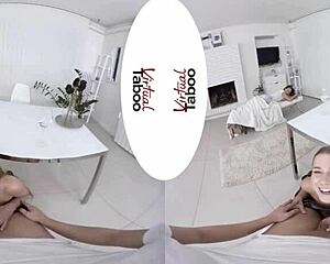 Virtual TABOO Crowd GIVES Intense BLOWJOB To Shaved Pussy