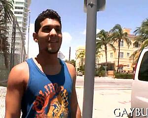 Homosexual encounters unfold in intimate settings with passionate interactions.