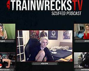 trainwrecks scuffed webcam orgy with scarlet, joycgee, bertycuss, jenna part 2 of 5 is wild 😜