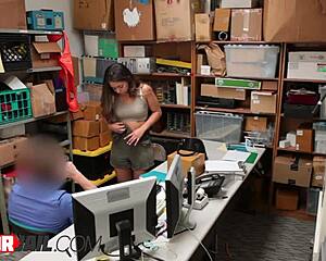 Petite Teen In Uniform Craves Hard Office Fucking