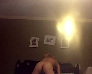 this amateur teen couple tries a deep creampie in their bedroom