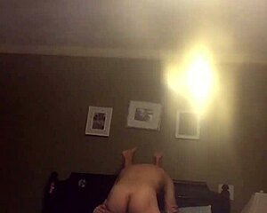 this amateur teen couple tries a deep creampie in their bedroom