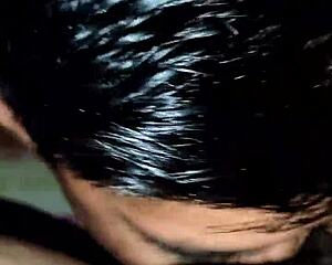 My neighbor gives me a VALENTINE'S GIFT of FAT TITS and HAIRY PUSSY