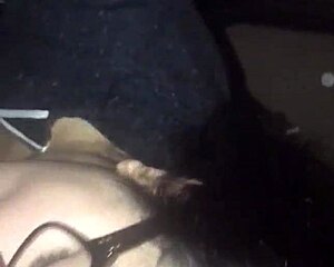 Big Cock Explodes Over Mami's Glasses, So Damn Hot!