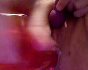 The dominant fills her pussy with creamy delight.