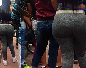 Damn, that colombian latina's ass is incredible, he groaned.