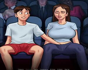 Summertime Saga Pussy Caressing In Cinema 😍