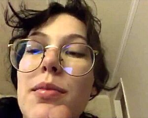 Teen delivers a steamy blowjob broadcast live on Periscope for eager viewers