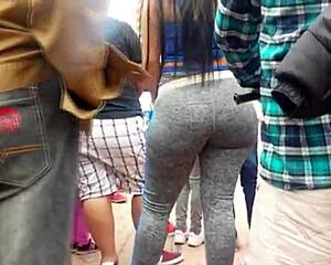 Damn, that colombian latina's ass is incredible, he groaned.