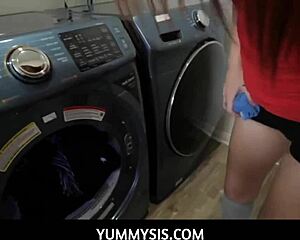 yummysis danni rivers bends ass for stepbro deepthroat