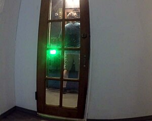 Gigi Breeze blows cock through glory hole with raw passion!