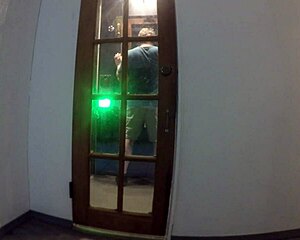 Gigi Breeze blows cock through glory hole with raw passion!