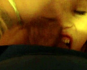 Amateur girl eagerly taking the hot load.