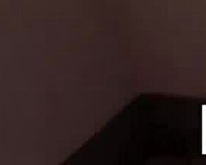 Brunette grannies enjoy veggies and share a gentle kiss.