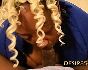 Black woman blowjob