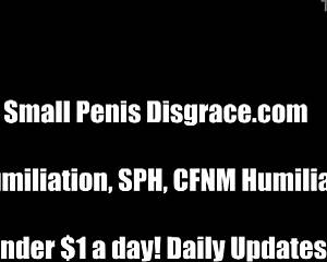 A femdom slave – is an object of humiliation having a tiny cock