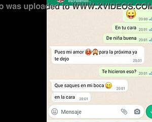 Latina chats with girlfriend after sex part 3